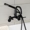 Aqua Vintage AE8450DL Wall Mount Clawfoot Tub Faucet, Matte Black AE8450DL - alternate 3